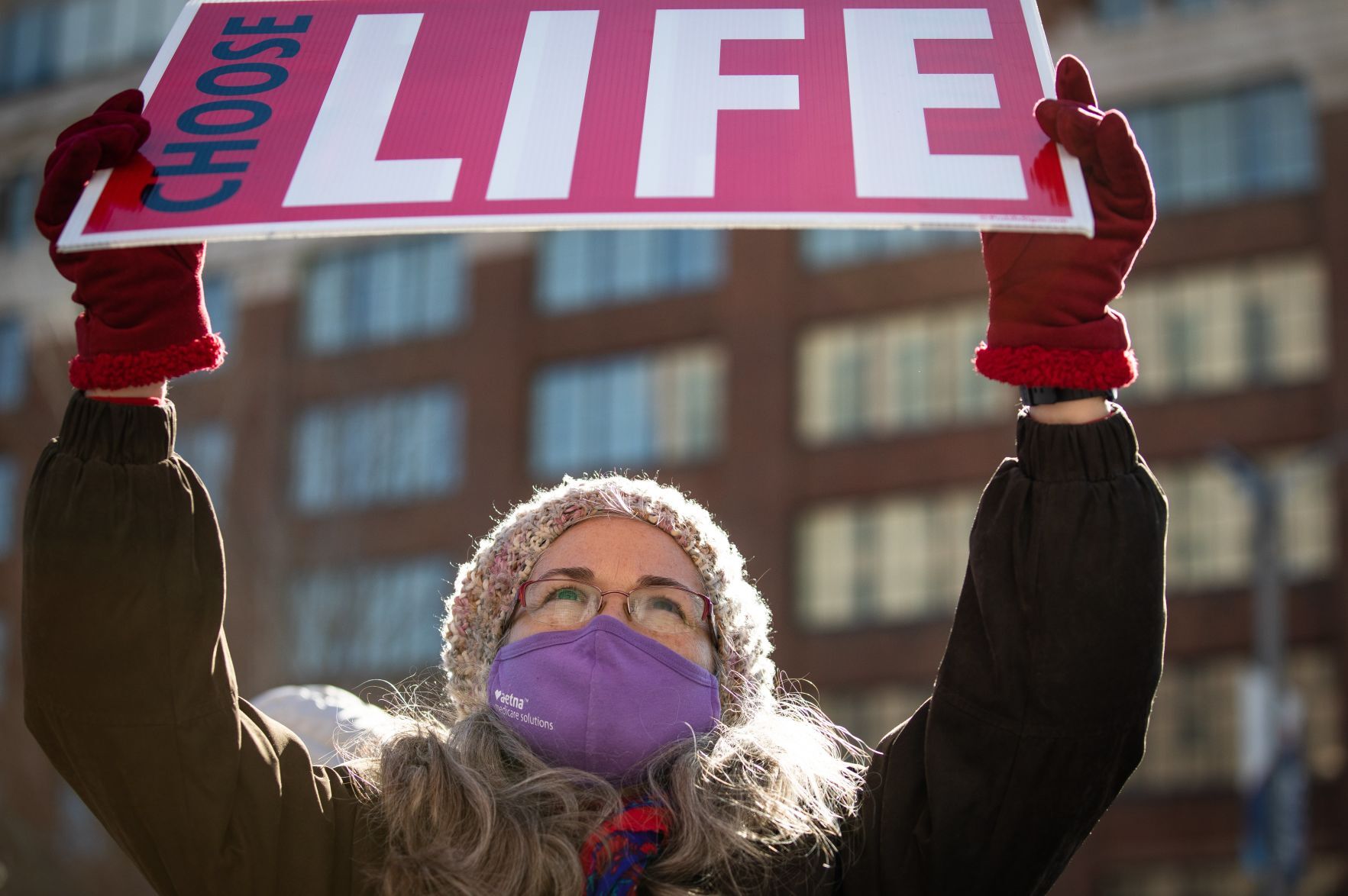 Anti-Abortion advocates rally in St. Louis on the anniversary of Roe v. Wade